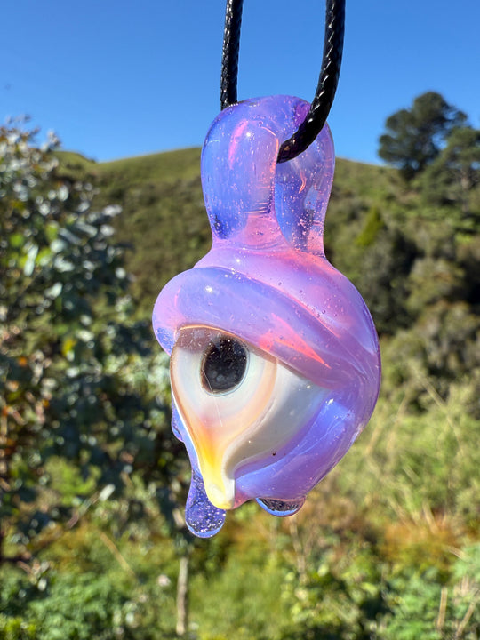 Jamie Clement Eye Pendant Drippy - Pink Slyme