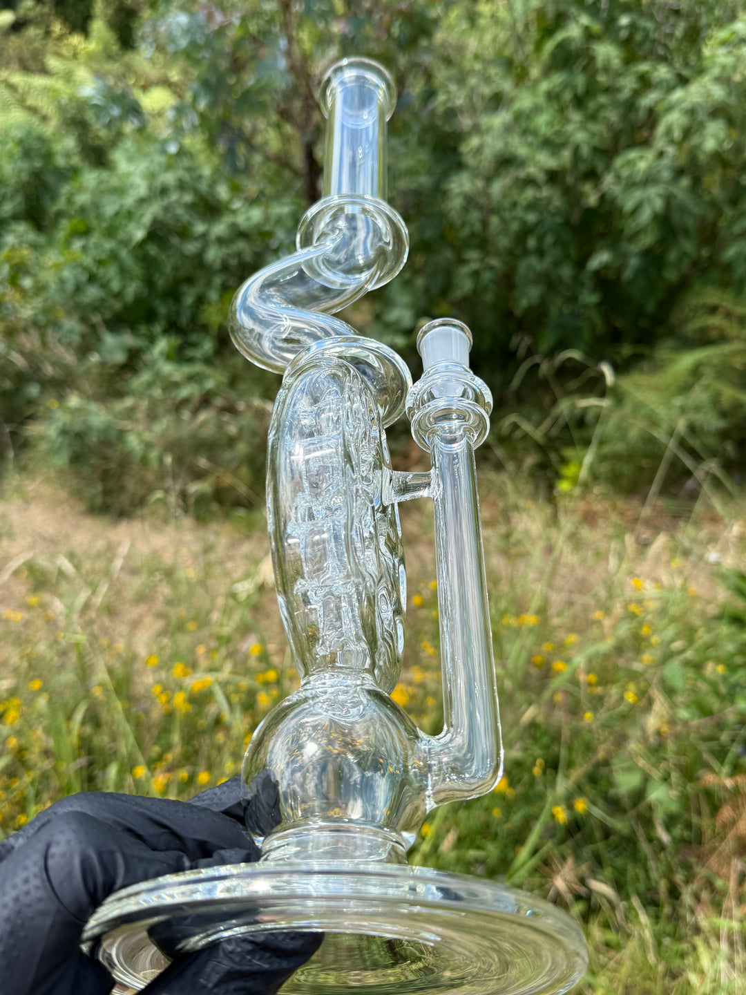 Uzzi Glass Swiss Perc Tube #2 - Clear