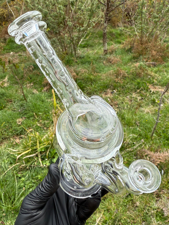 23Glass - Floating Body Klein Recycler Straight Neck