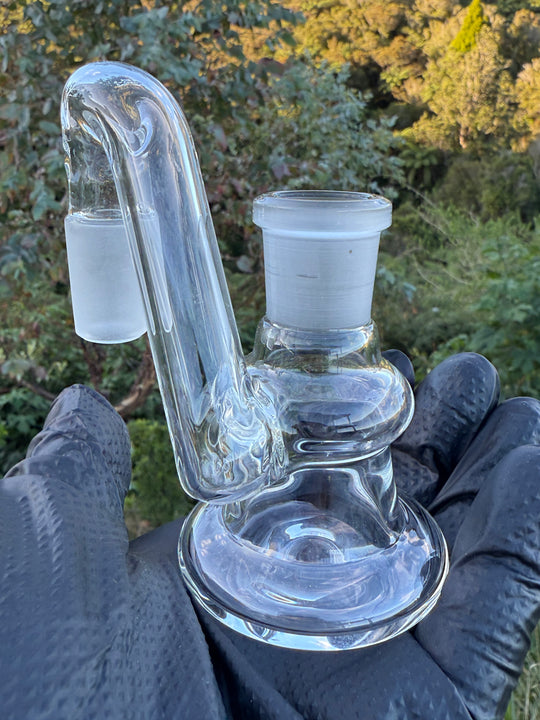 Uzzi Glass Drop Down Ash Catch 18mm - Clear