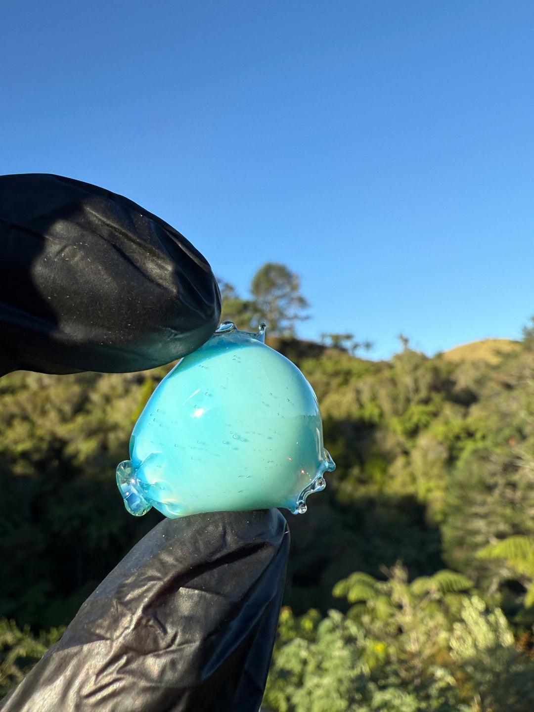 Wyrdglass Popped Balloon Pendant - Marina