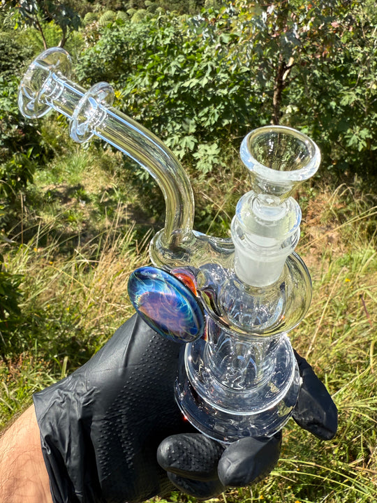 Beerglass Chaos Medallion Mini Rig Tall - Lokis Lipstick/Multicoloured