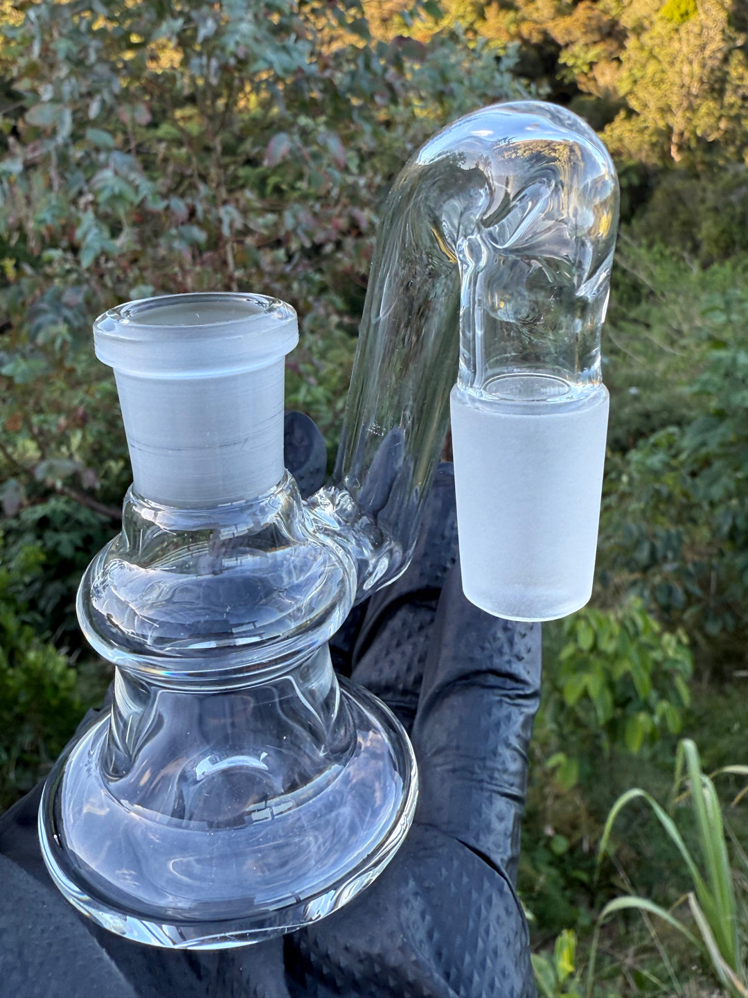 Uzzi Glass Drop Down Ash Catch 18mm - Clear