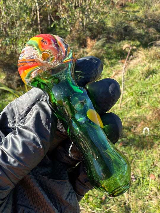 Green Thumb Bob Glass Spoon - Multicoloured #3