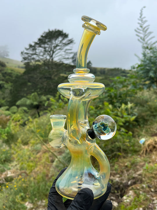 Yeti Glass Double Uptake Klein - Silver Fumed