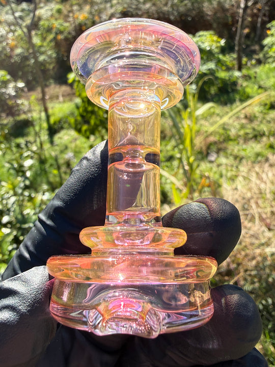 Yeti Glass Puffco Peak Dry Top - Gold Fumed #1