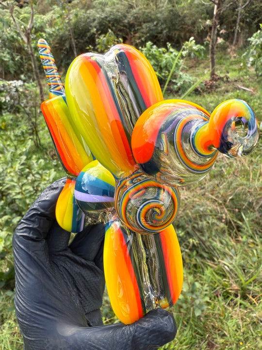 Blitzkriega Balloon Dog Recycler - Multicolour/Rainbow