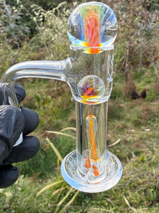 Polar Glass Dabber And Terp Slurper Set - Illuminati/Fumed