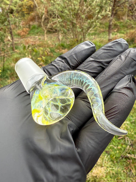 Alex Golovin Slide 18mm Up Horn - Yellow Slyme/Custom/UV