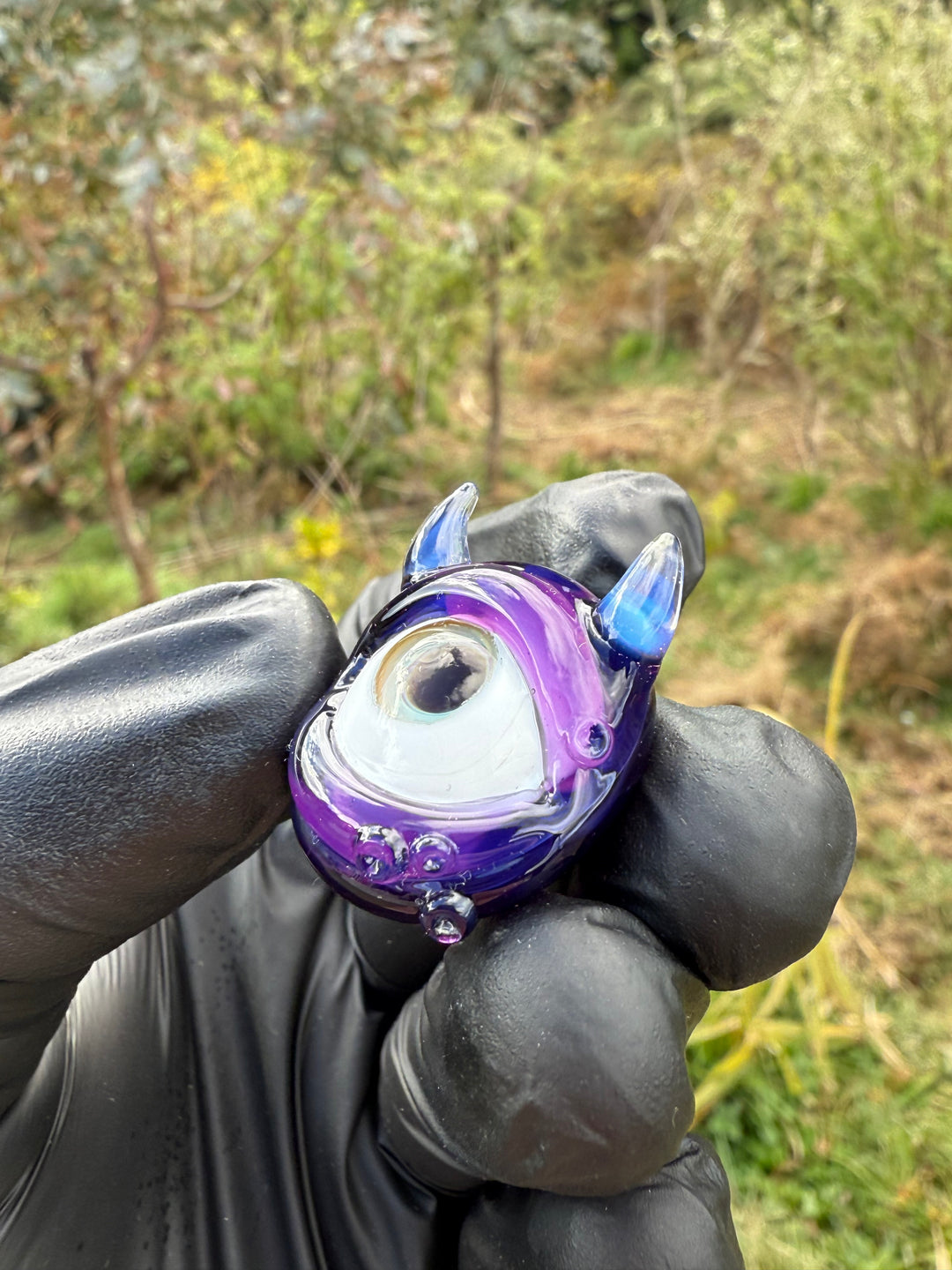 Jamie Clement Monster Eye Carb Cap - Gold Amethyst
