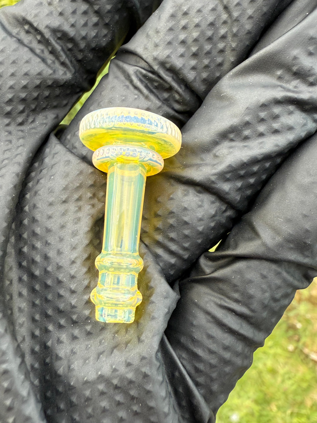 Yeti Glass Puffco Peak Joystick - Silver Fumed #1