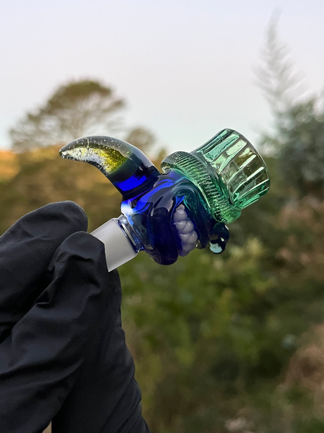 Wyrdglass Goblin Beanie Slide - Cobalt/Hydra CFL