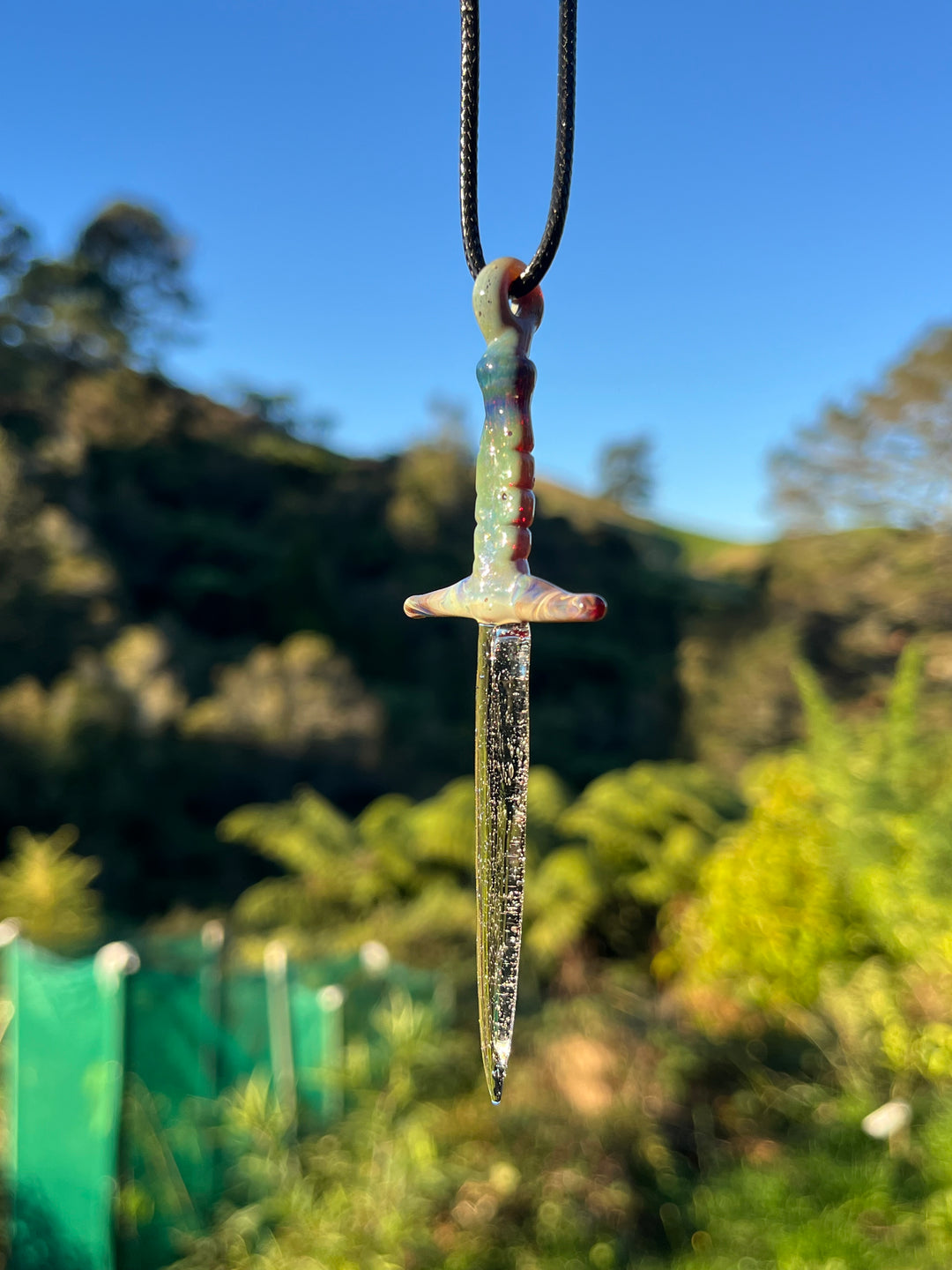 Jamie Clement Dagger Pendant - Multi Coloured #1