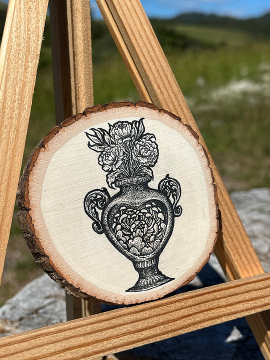 Sonz Aurelio - Wood Ring Vase Bouquet