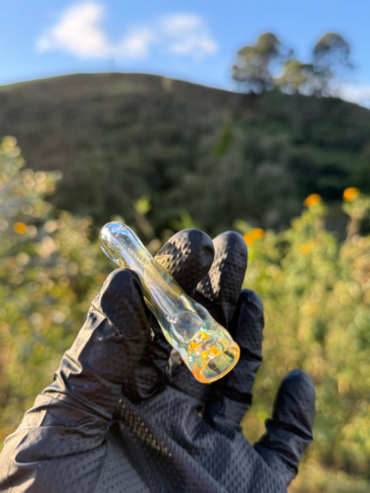 Kaigo Glass One Hitter - Gold/Silver Fumed #2