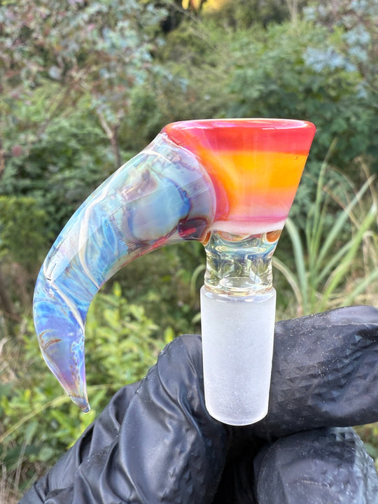 Uzzi Glass Double Stemline Set - Silver Fumed/Lokisdipity