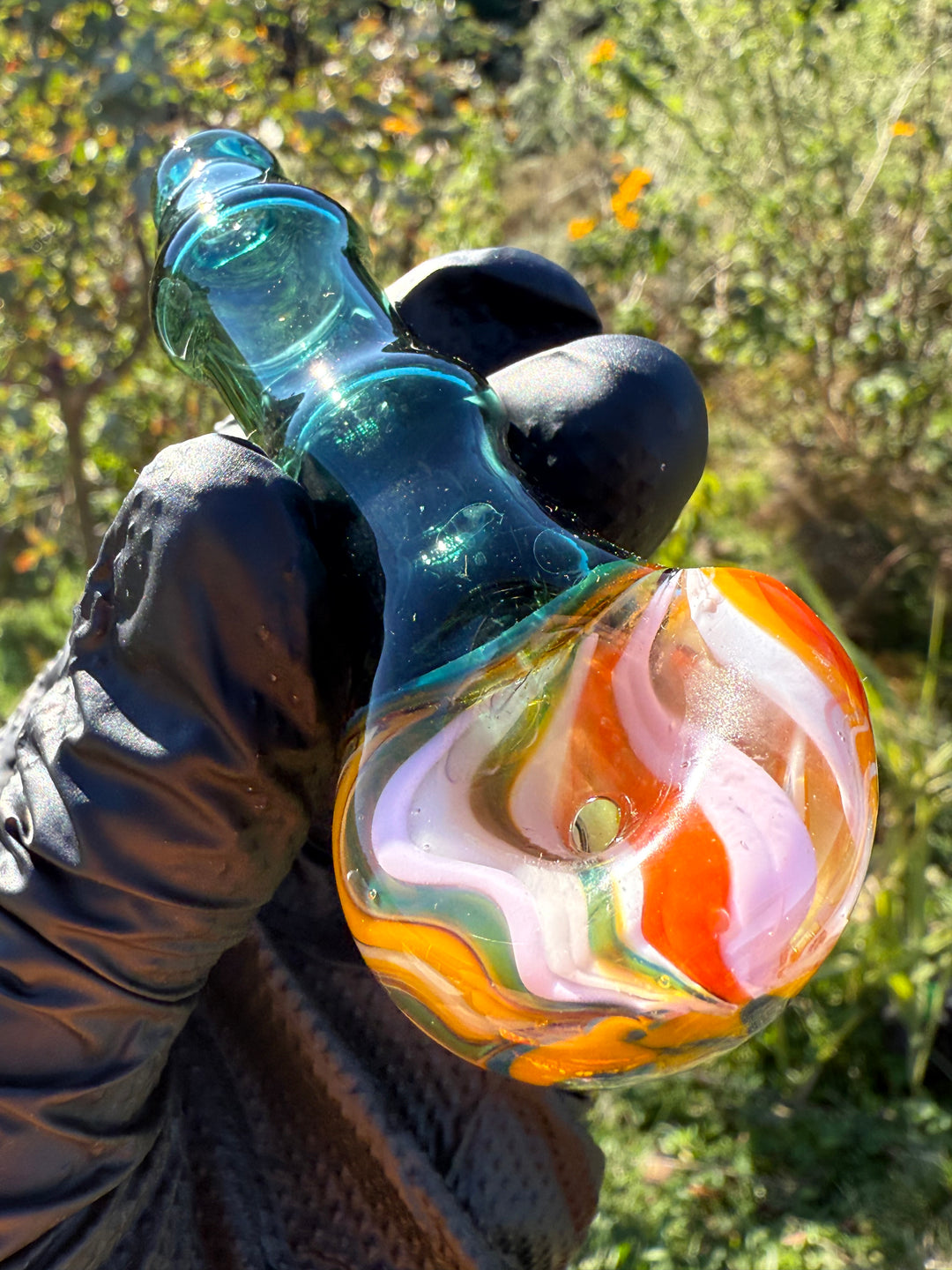 Green Thumb Bob Glass Spoon - Multicoloured #1