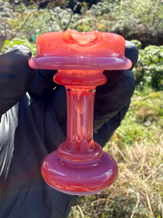 Yeti Glass Puffco Peak Dry Top - Cad Red Multi