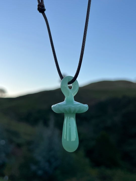 Jamie Clement Shroom Pendant - Mint Green #3