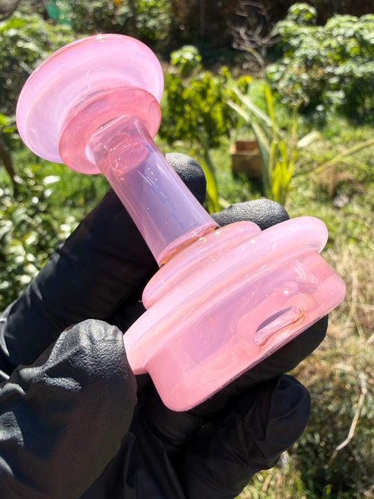 Yeti Glass Puffco Peak Dry Top - Jade Pink