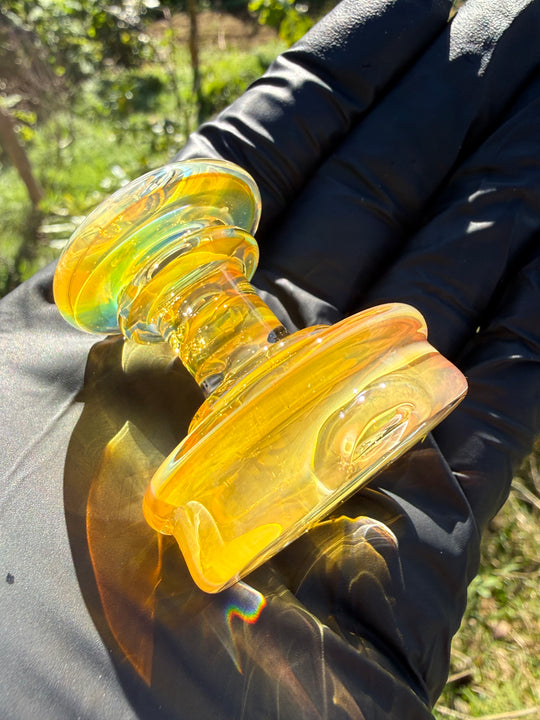 Yeti Glass Puffco Peak Dry Top - Silver Fumed #3