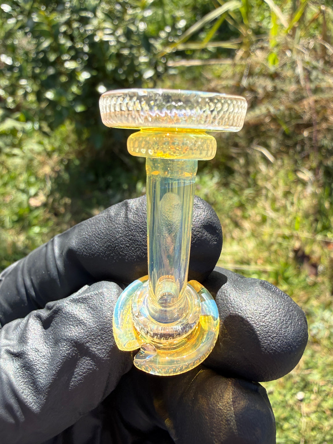 Yeti Glass Puffco Pivot Dry Top - Silver Fumed #2