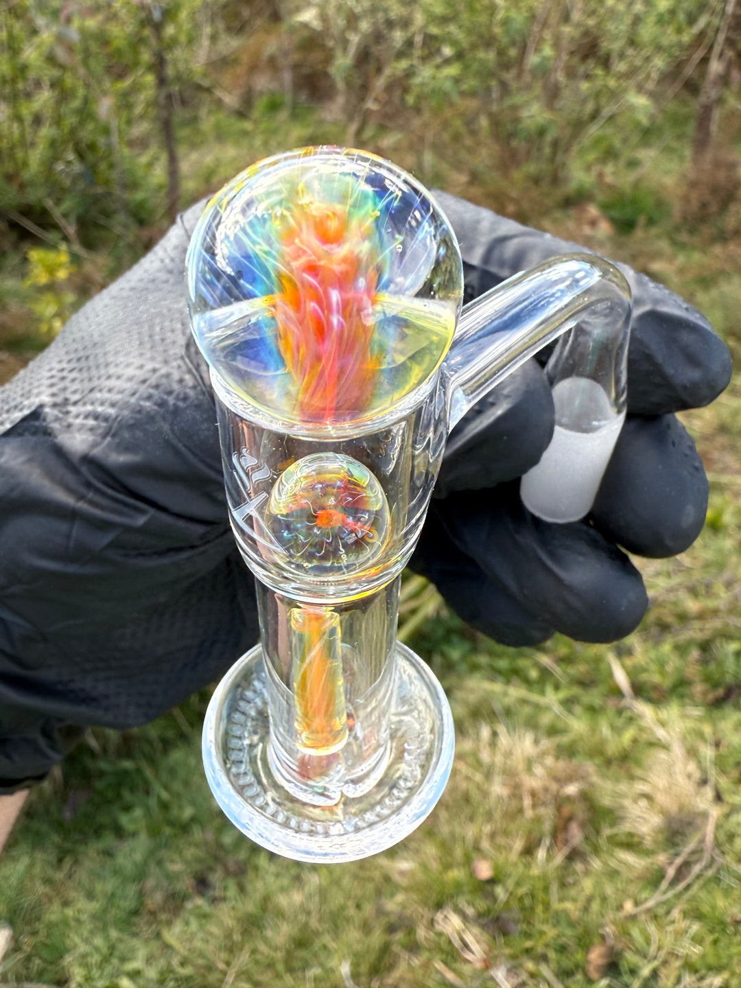 Polar Glass Dabber And Terp Slurper Set - Illuminati/Fumed