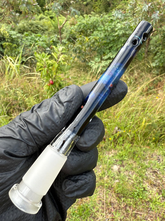 Jamie Clement Glass Collaboration Downstem - Galaxy #5