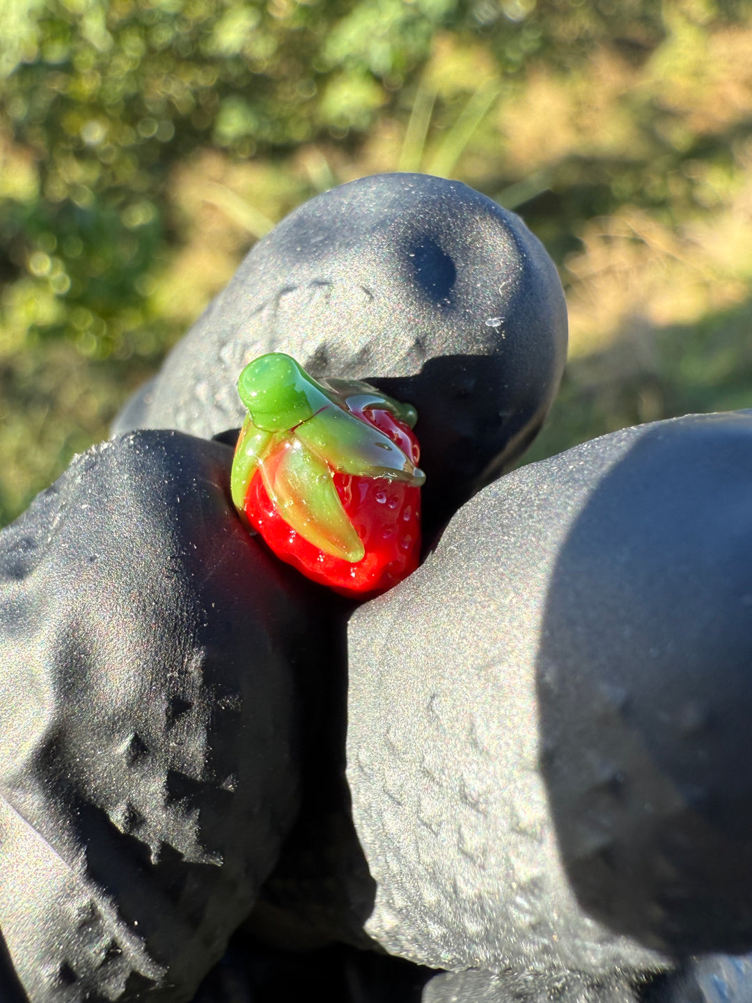 Waffle Glass Terp Pearl - Strawberry #3