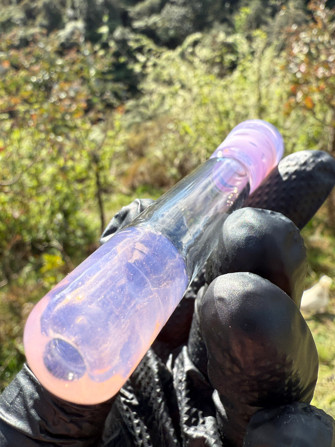 Jamie Clement Glass Downstem Seconds Quality - Pink Slyme