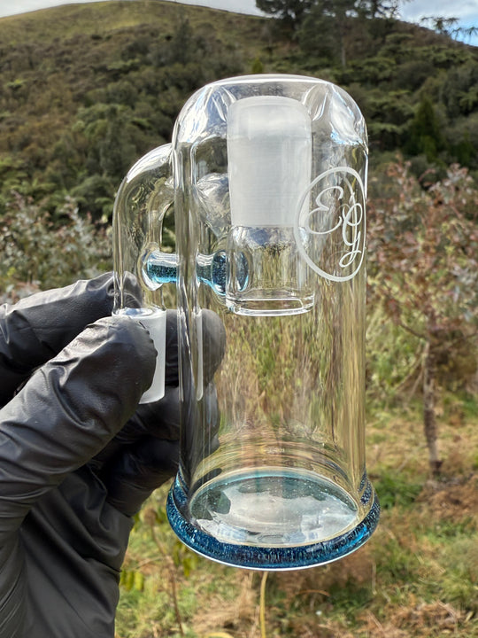 Empirical Glass Trash Can 14mm - Blue Stardust