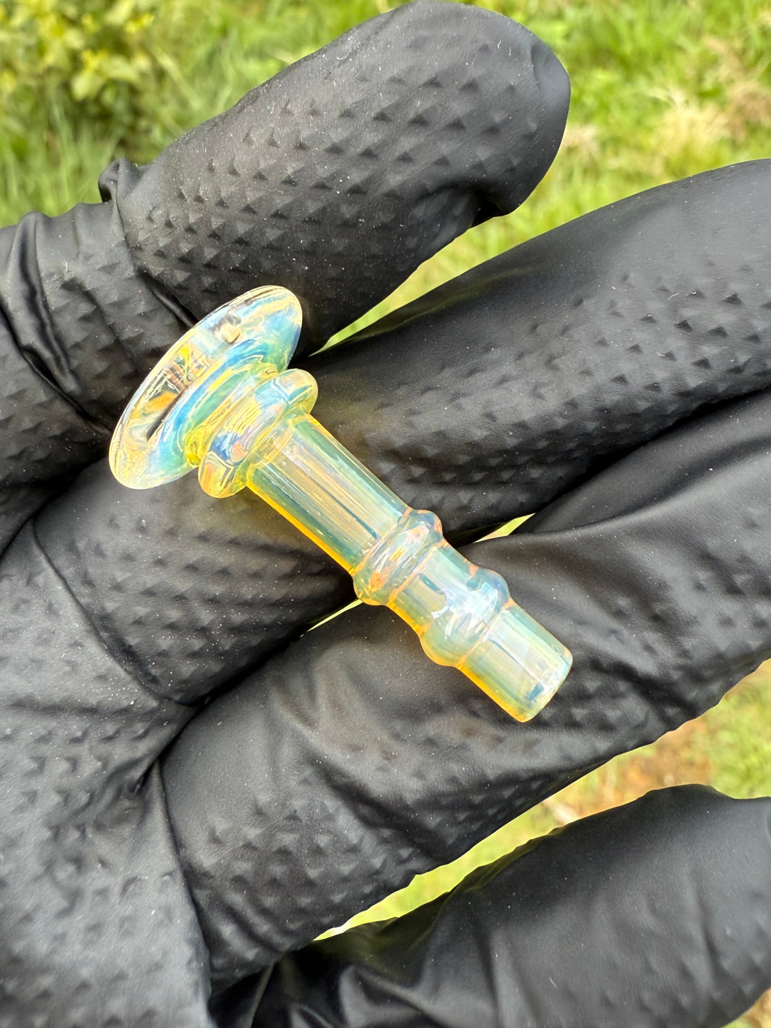 Yeti Glass Puffco Peak Joystick - Silver Fumed #3