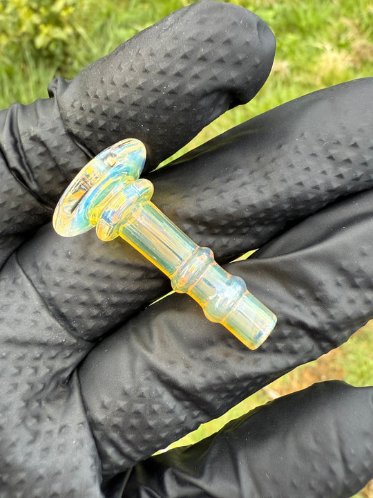 Yeti Glass Puffco Peak Joystick - Silver Fumed #3