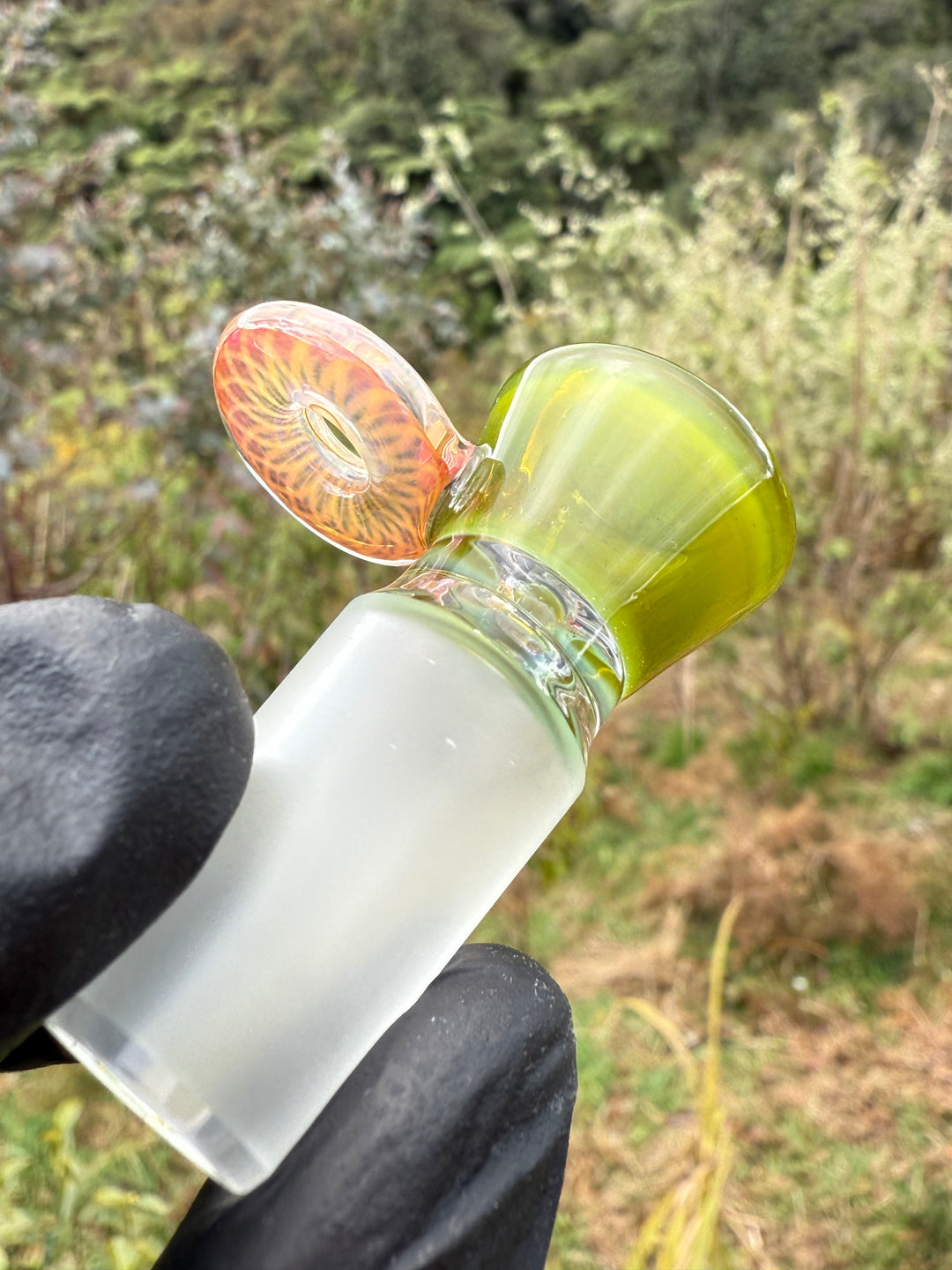 Empirical Glass Slide 18mm Fumicello - Exp Green