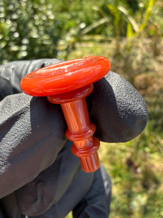 Yeti Glass Puffco Peak Dry Top/Joystick Set - Cad Red
