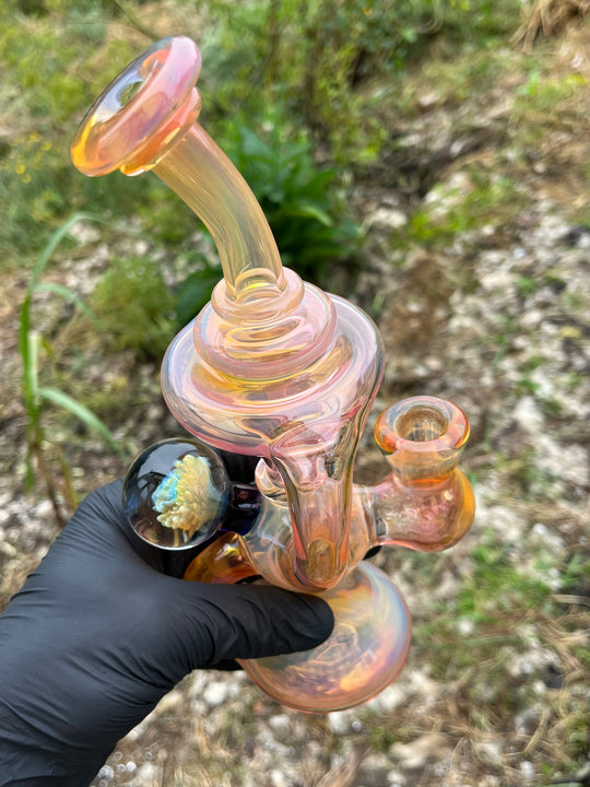 Yeti Glass Double Uptake Klein - Gold Fumed