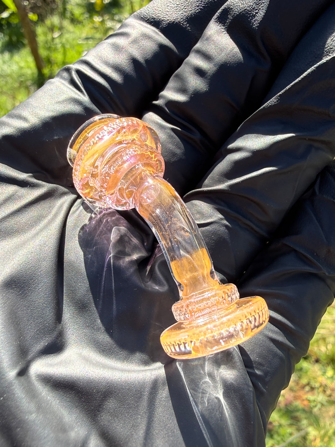 Yeti Glass Puffco Pivot Dry Top - Gold Fumed #1