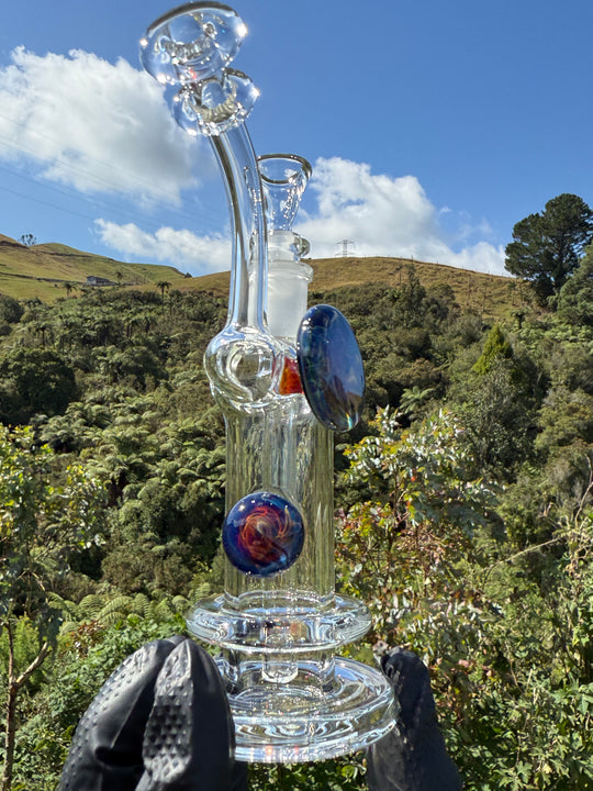Beerglass Chaos Medallion Mini Rig Tall - Lokis Lipstick/Multicoloured