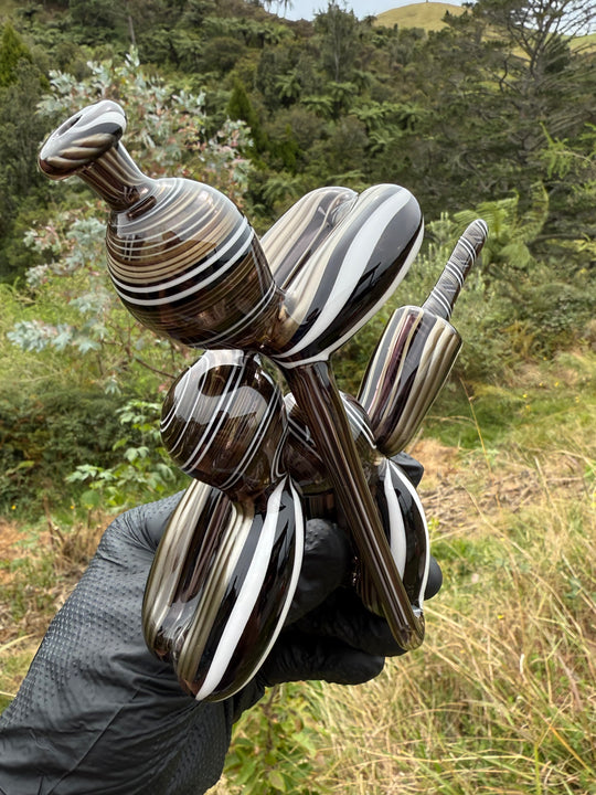 Blitzkriega Balloon Dog Recycler - Black/White/Multicolour