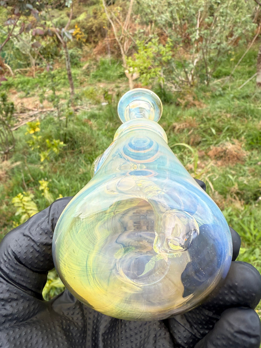 Yeti Glass Mini Jammer - Silver/Gold Fumed #1