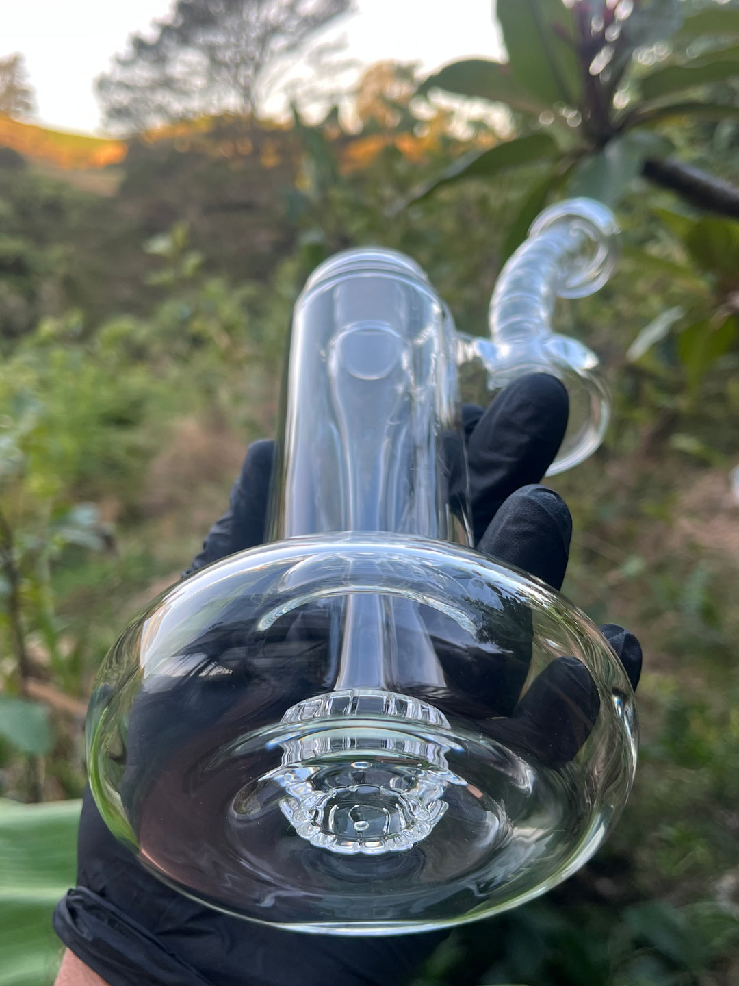 The Glass Bandit 18mm Bubbler #2 - Clear