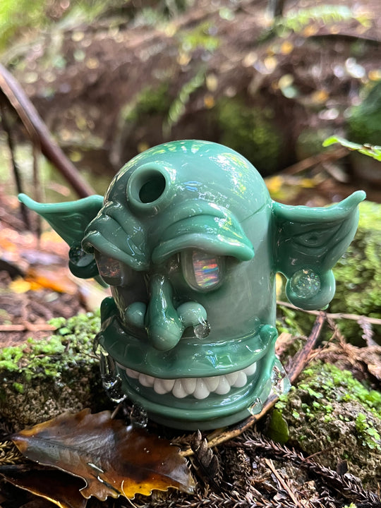 Wyrdglass Goblin Rig Opal Eyes - Mint/Lucy UV