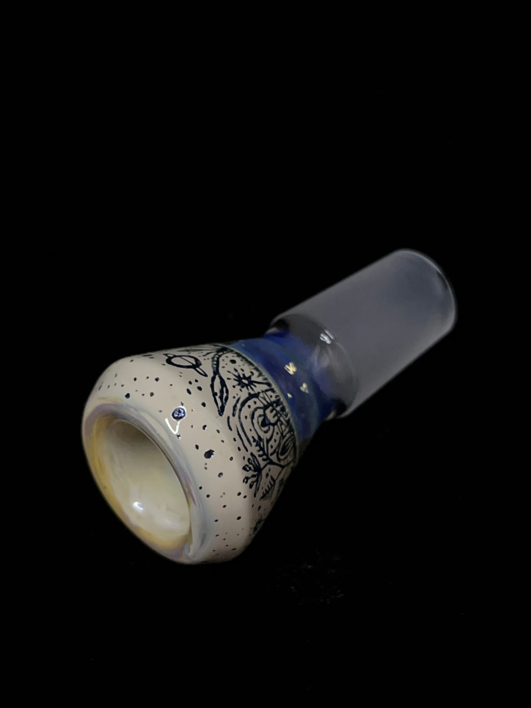 Tronz Slide 18mm Bevel Engraved - Blue Caramel/Irid